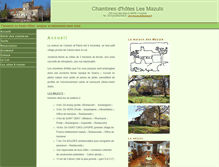 Tablet Screenshot of chambreshotes-lot.com